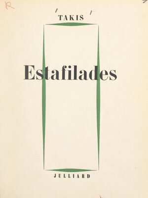 cover image of Estafilades